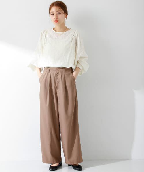 ★新品タグ付き★☆URBAN RESEARCH Sonny Label☆パンツ セール】タックワイドパンツ（その他パンツ）｜URBAN RESEARCH