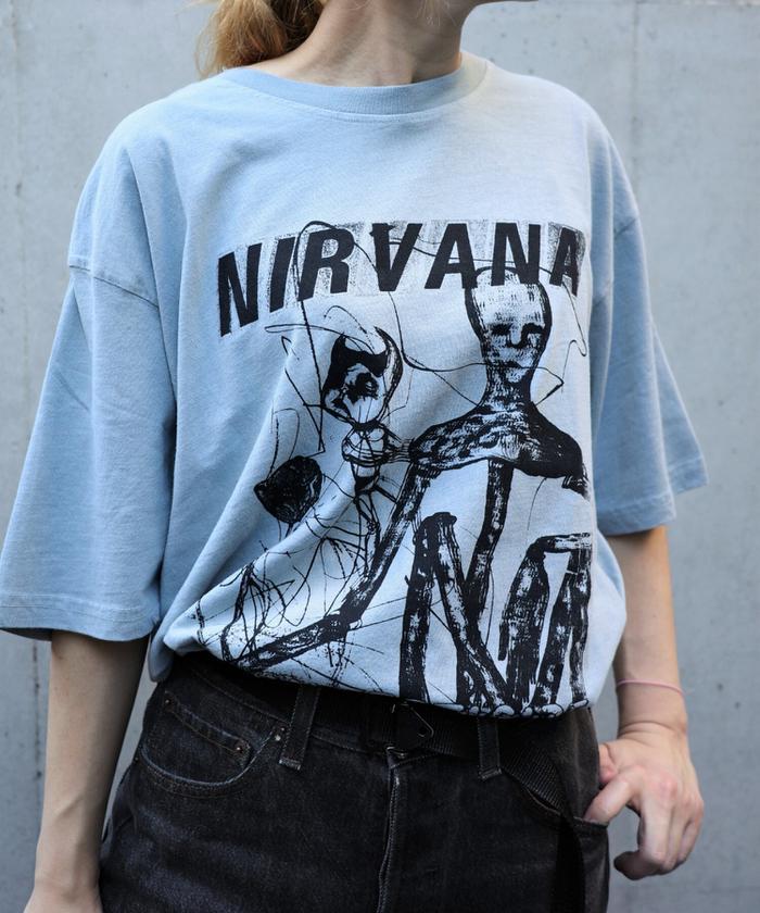 NIRVANA/ニルヴァーナ INCESTICIDE STACKED LOGO S/S TEE NIRVANA/ニルヴァーナ INCESTICIDE STACKED LOGO S/S TEE