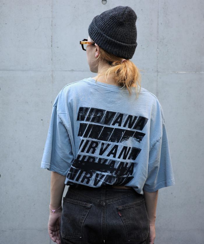 NIRVANA/ニルヴァーナ INCESTICIDE STACKED LOGO S/S TEE NIRVANA/ニルヴァーナ INCESTICIDE STACKED LOGO S/S TEE