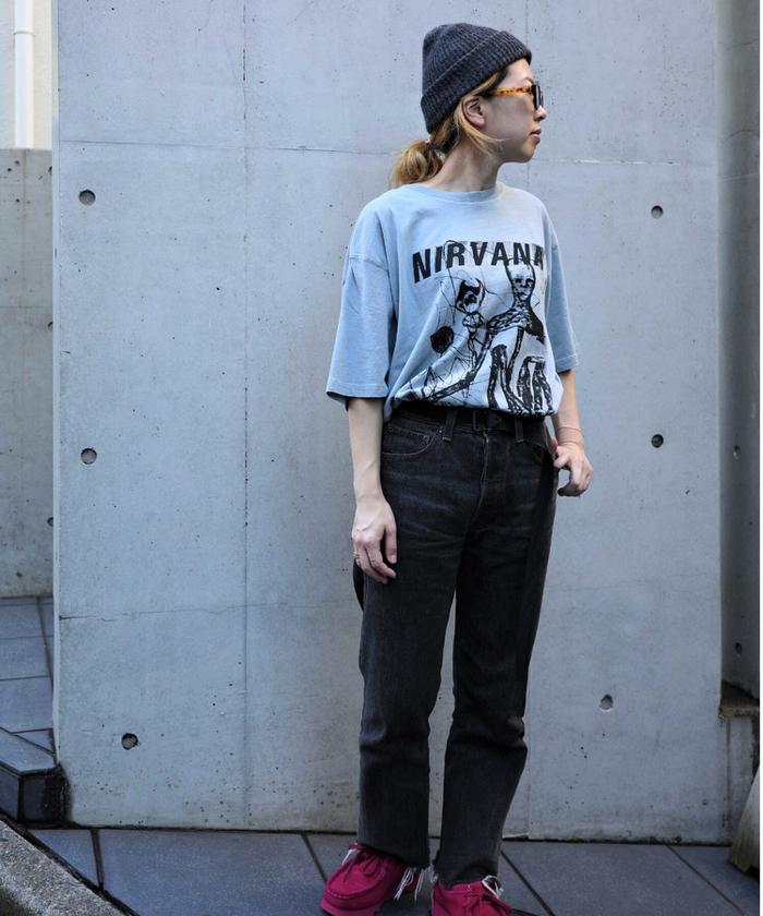 NIRVANA/ニルヴァーナ INCESTICIDE STACKED LOGO S/S TEE NIRVANA/ニルヴァーナ INCESTICIDE STACKED LOGO S/S TEE
