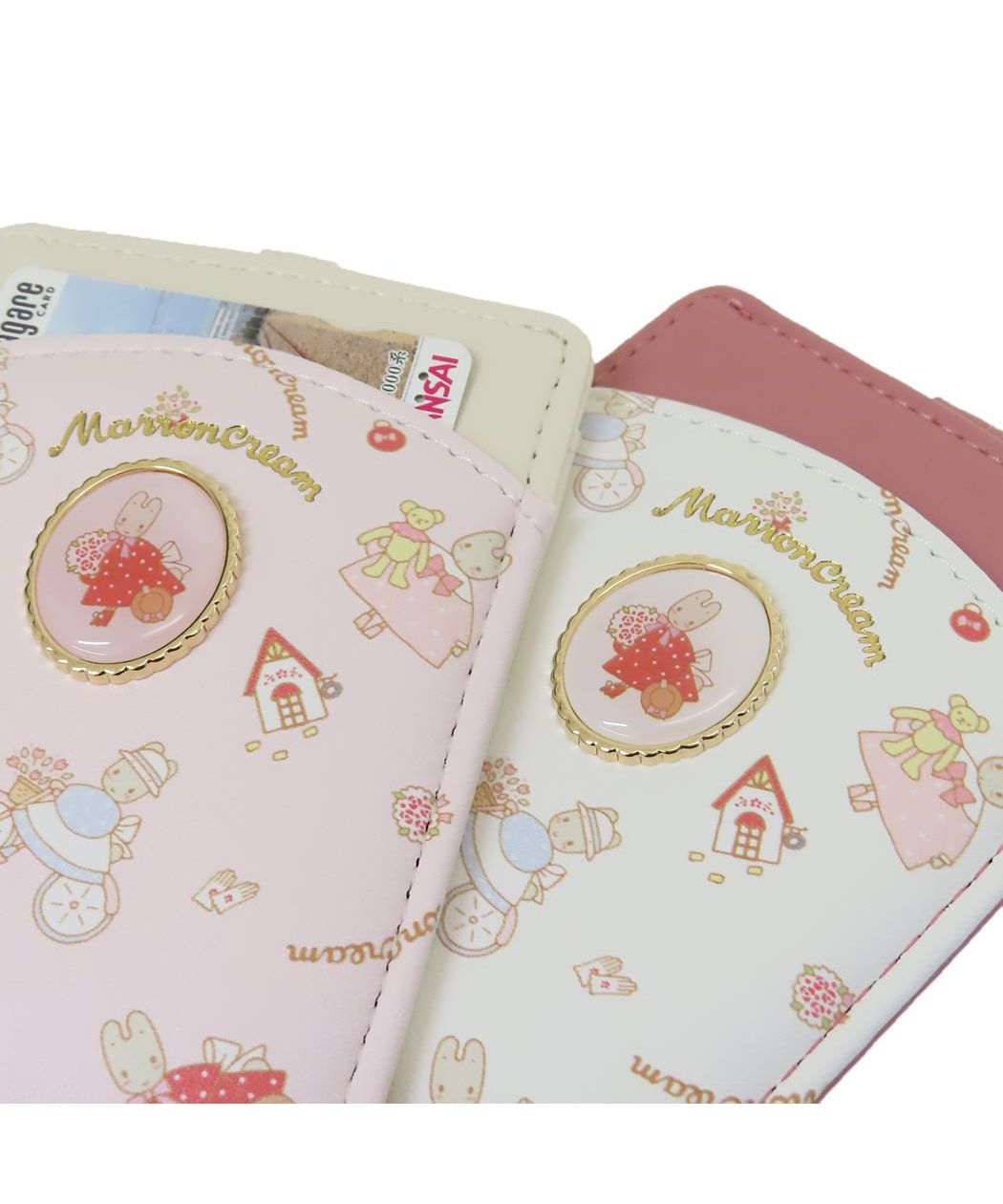 シネマコレクション cinemacollection マロンクリーム 定期入れ