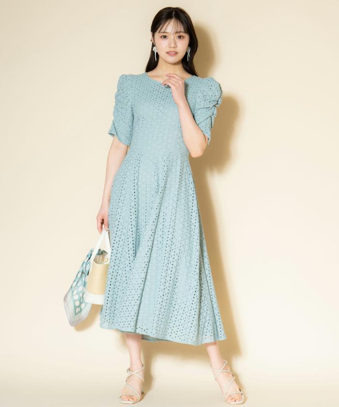 セール 50%OFF】カットワーク刺繍ワンピース(506081825