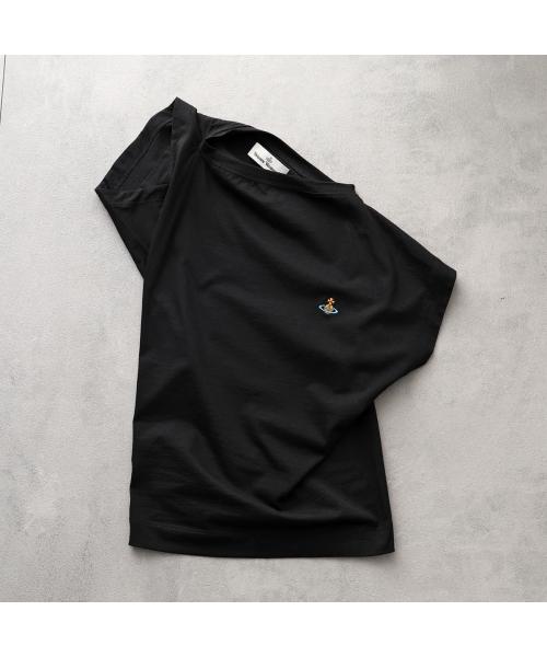 Vivienne Westwood ヴィヴィアンウエストウッド トップス Tシャツ HEBO カットソー 1504000A J004A レディース ブラック ホワイト 変形 おすすめ Vivienne Westwood ヴィヴィアンウエストウッド トップス T