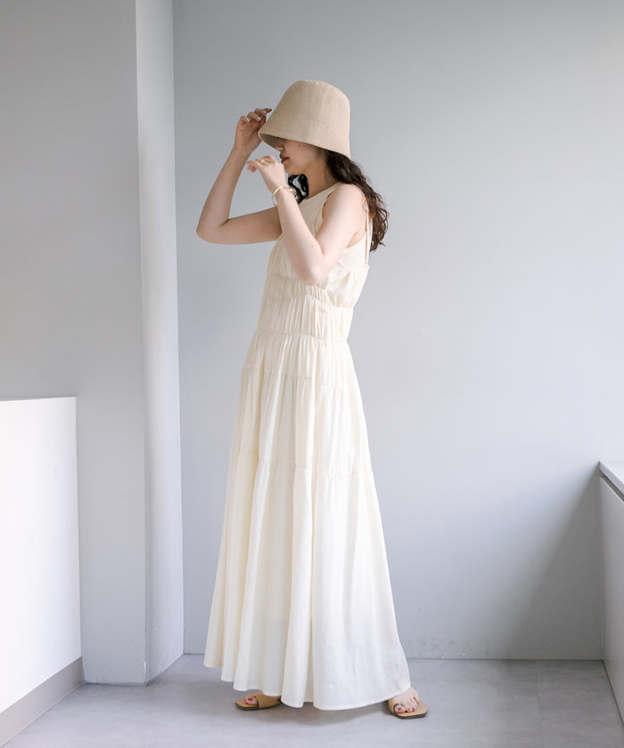 【アウトレット品】masion de Dolce バロンキャミ 美品 maison de Dolce. メゾンドドルチェ バロンキャミソール S