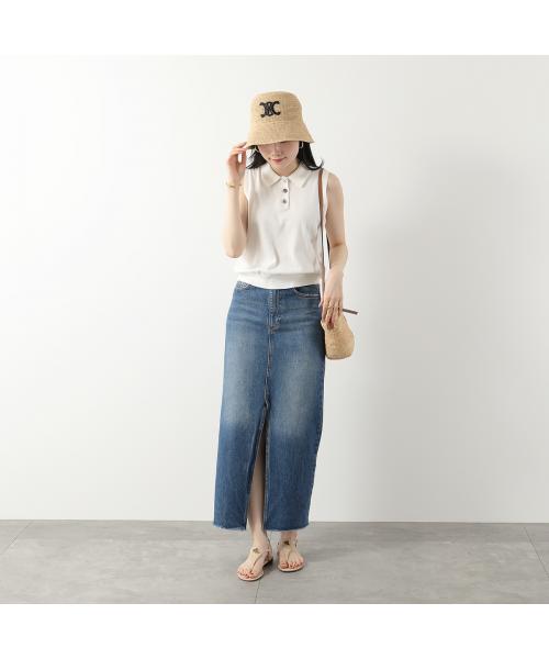 CELINE バケットハット 2AUP7517Q ラフィア トリオンフ CELINE バケットハット 2AUP7517Q ラフィア トリオンフ