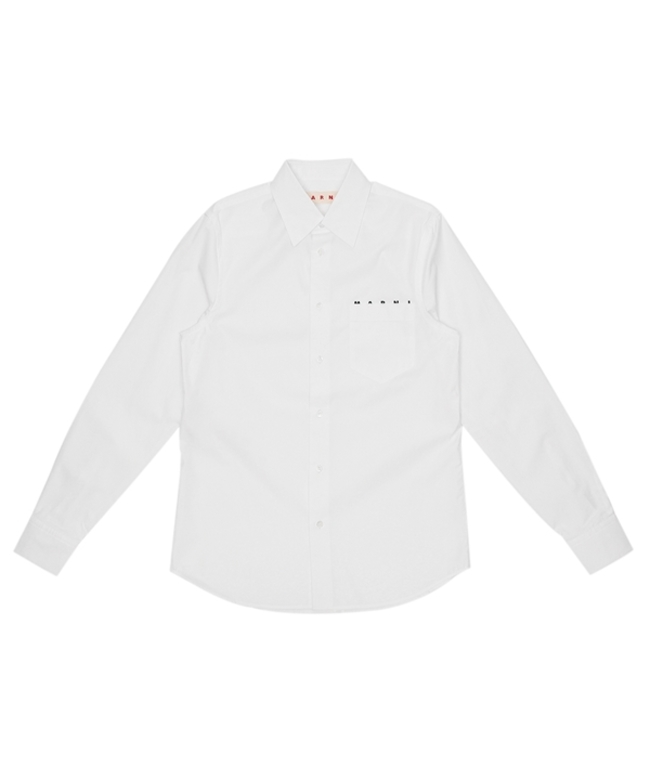 マルニ Ｔシャツ クロップド丈 ミニ丈 ホワイト ロゴプリント 14Yサイズ マルニ Tシャツ クロップド丈 ミニ丈 ホワイト ロゴプリント