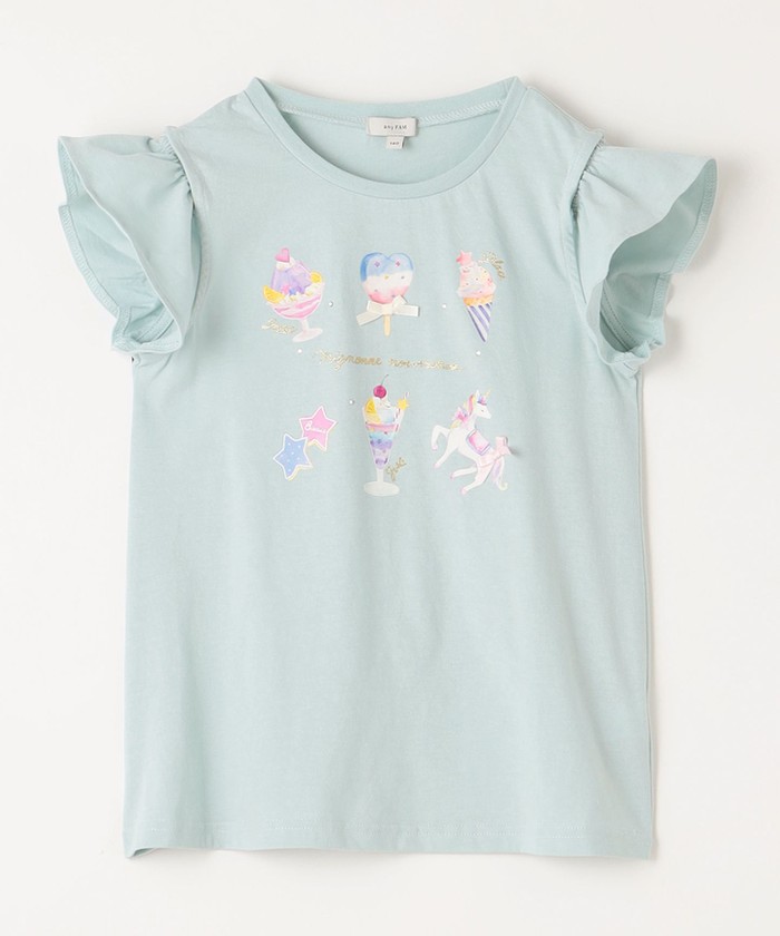 エニィファム　Tシャツ　セット　女の子　120 セール 30%OFF】スイーツ オン・オフショルダー Tシャツ
