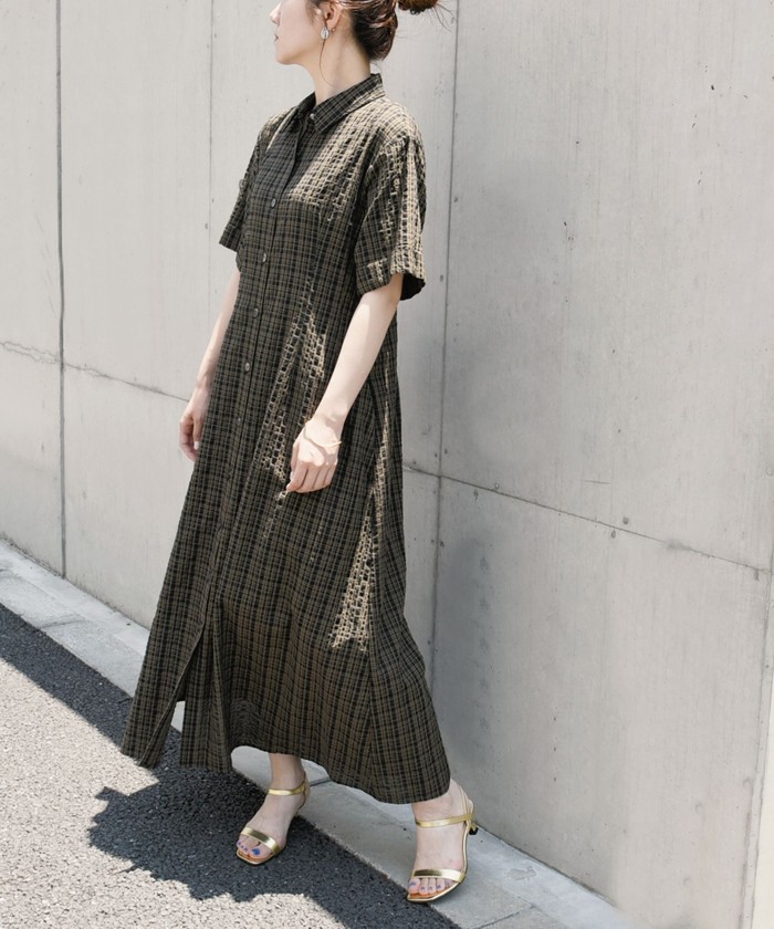 セール 30%OFF】quaranciel:〈洗濯機可能〉サッカー ギャザー