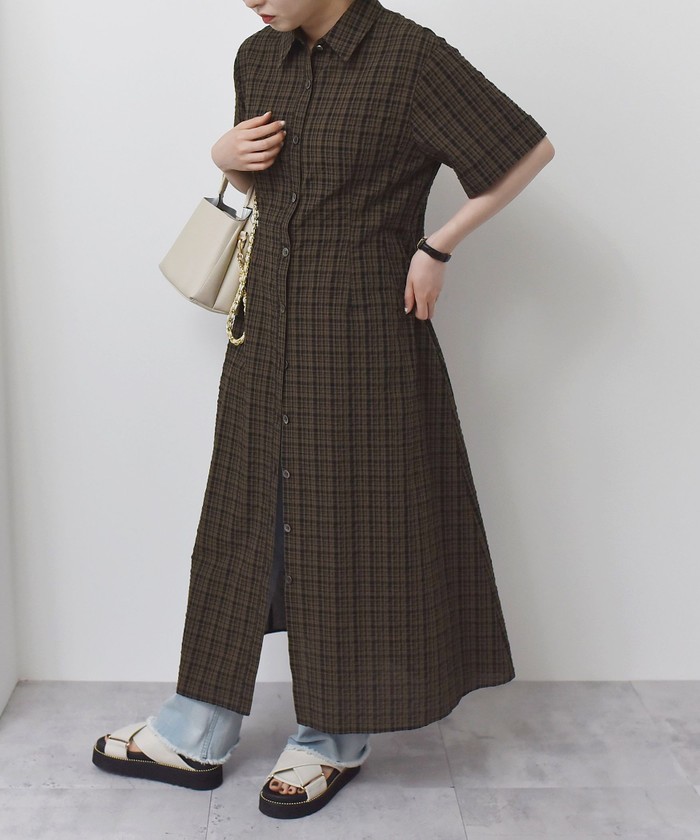 セール 30%OFF】quaranciel:〈洗濯機可能〉サッカー ギャザー