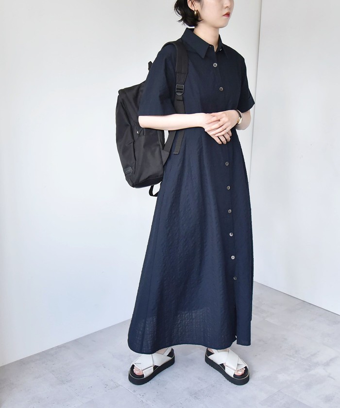 セール 30%OFF】quaranciel:〈洗濯機可能〉サッカー ギャザー