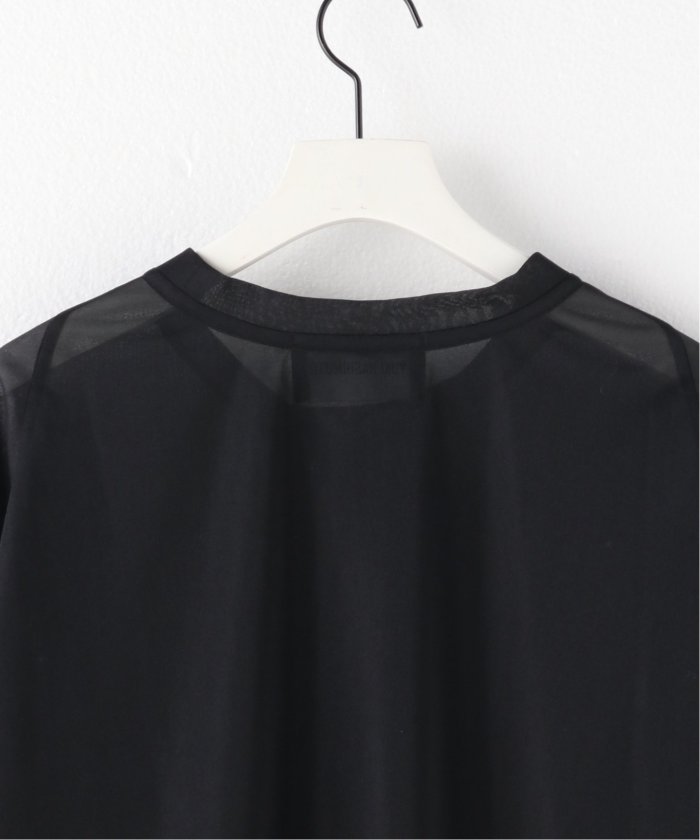 トップス Yuki YUKI HASHIMOTO / ユウキハシモト】SEE THROUGH Y NECK LS