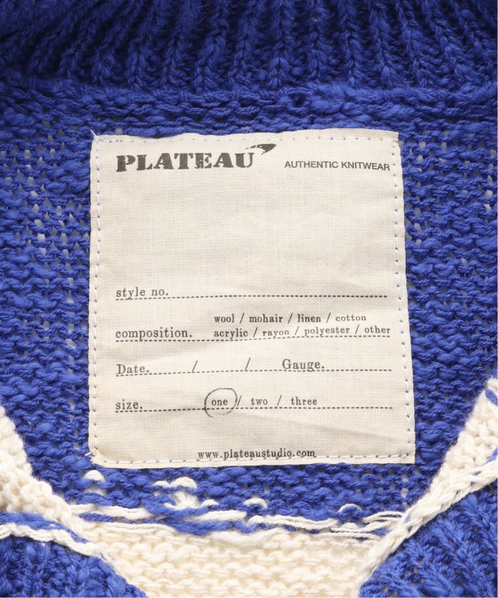 Plateau Studio / プラトースタジオ】SS KNIT ポロシャツ(506083863 ...