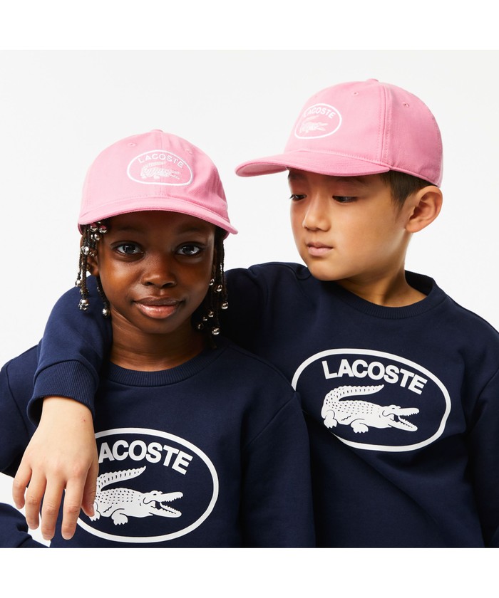 ラコステ LACOSTE KIDSオーバルクロックキャップ(505172628 ラコステ LACOSTE KIDSオーバルクロックキャップ(505172628