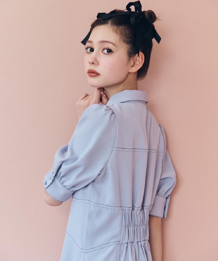 ワンピース melt the lady m nuance rope mini dress meltthelady m nuance rope mini dress