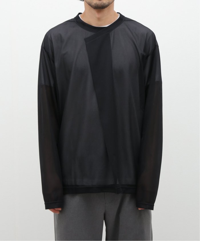 YUKI HASHIMOTO / ユウキハシモト】SEE THROUGH Y NECK LS