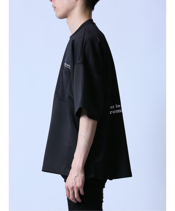 胸ポケット付き クルーネック半袖Tシャツ メンズ Tシャツ