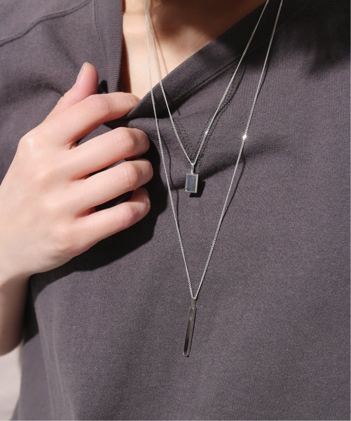 WEB限定》【SAMH by LILAS】インゴットモチーフ50cmネックレス