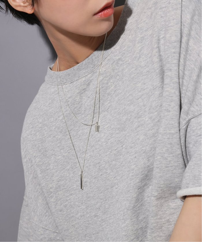 WEB限定》【SAMH by LILAS】インゴットモチーフ50cmネックレス