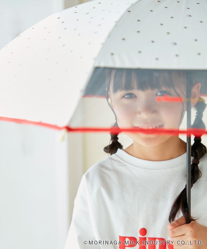 アルベロベロ ENJOY THE RAIN ぶたさん チュニック ワンピ 雨 傘 KIDS】【Pino meets ROPE' PICNIC】【晴雨兼用・遮光】キッズ傘
