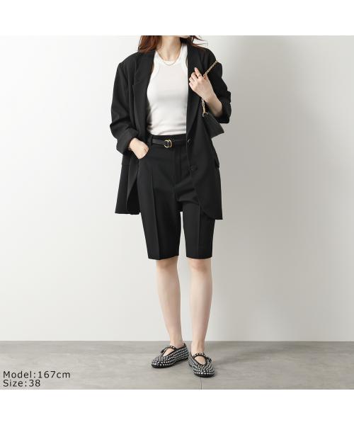 ぶるサンローラン（SAINT LAURENT）刺繍入りショートハーフパンツ Saint Laurent(サンローラン) ハーフ・ショートパンツ(メンズ