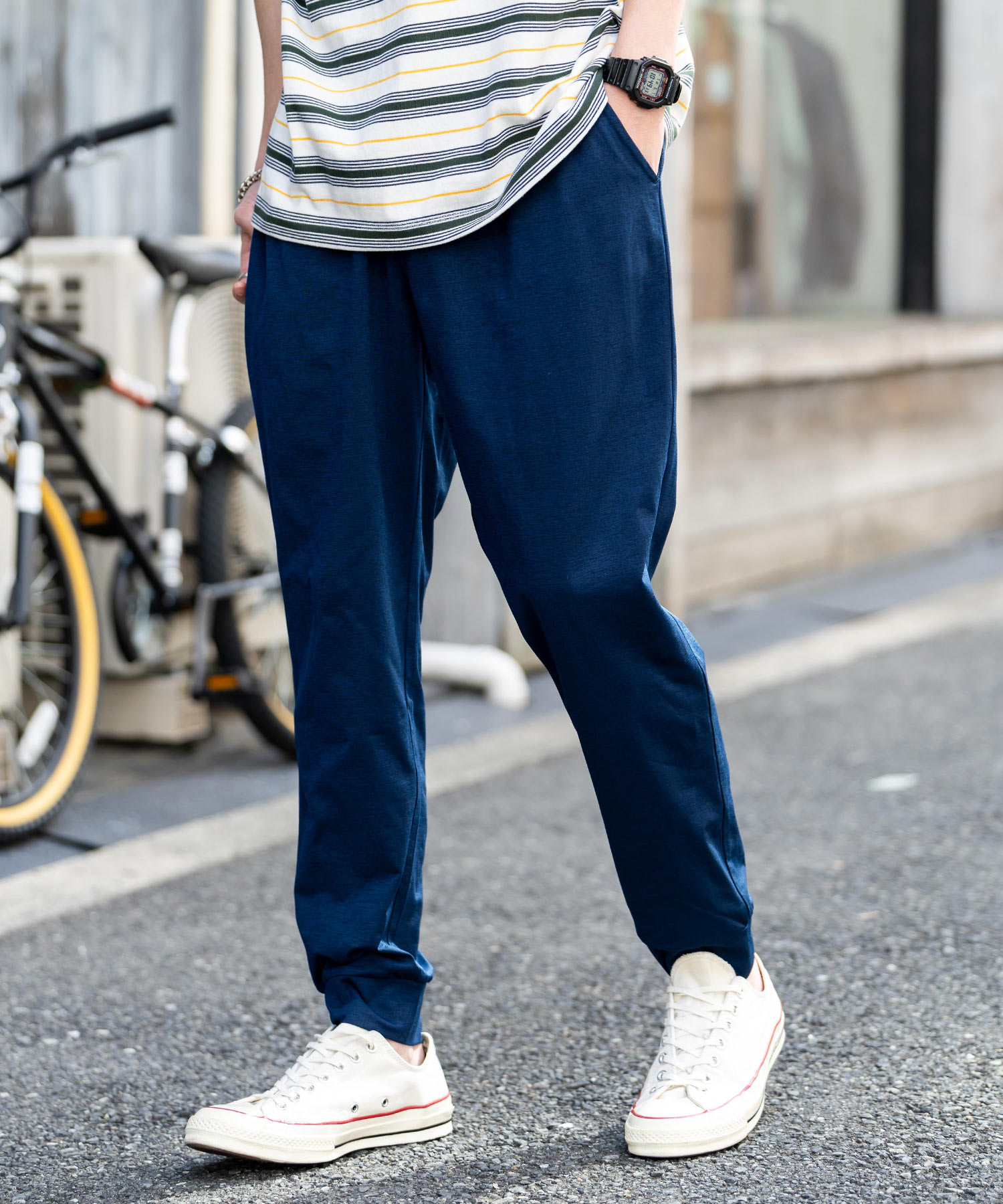 And A × Lee ジョガースウェットデニムパンツ アンドエー ジョガー ジョグ Lee（デニム⁄ジーンズ）のフリマアイテム一覧