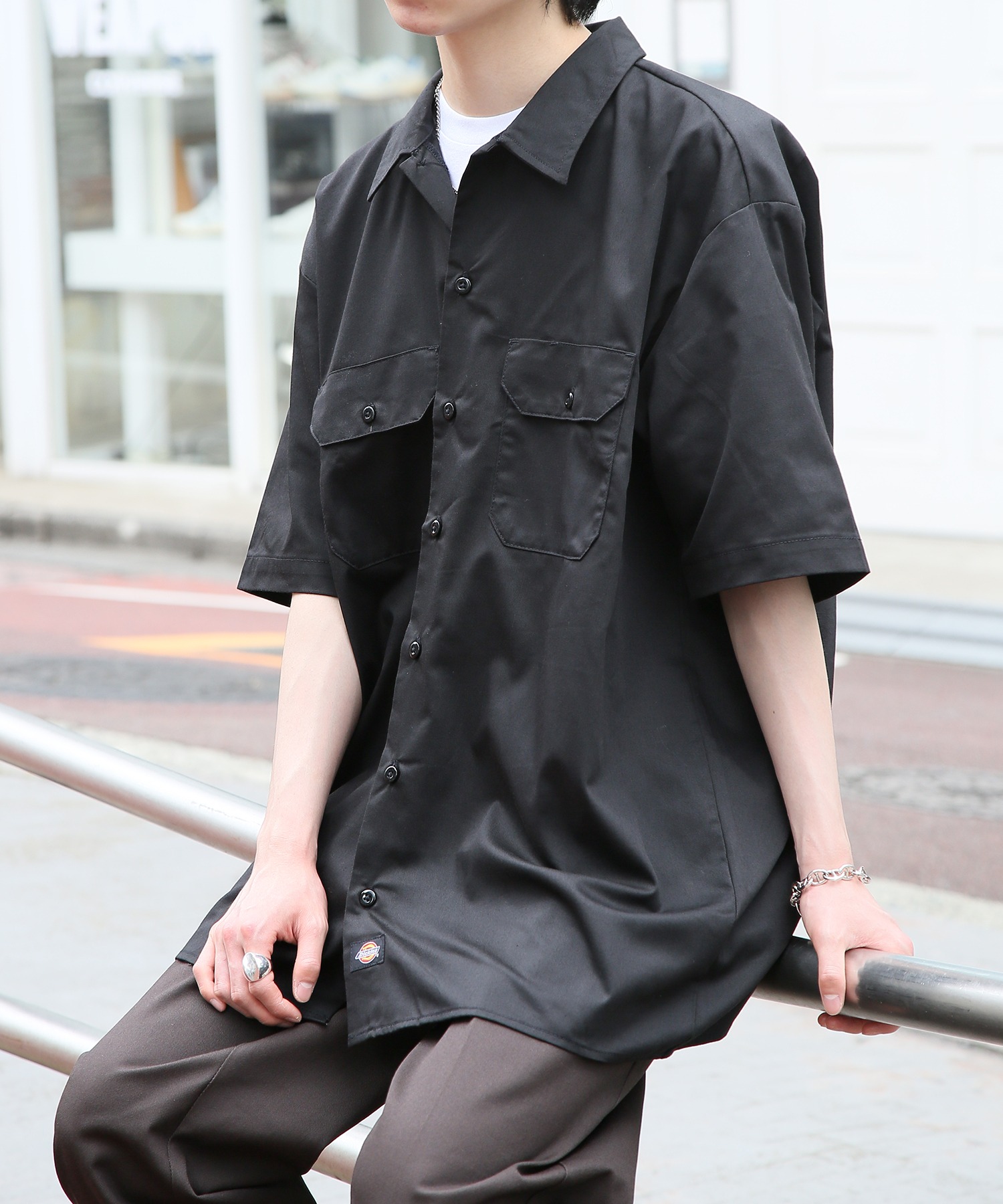 【美品】NANO UNIVERSE×Dickies セットアップ XL ナノ・ユニバースよりディッキーズとのスペシャルなコラボ