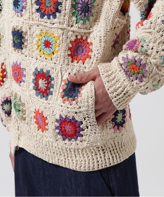 macmahon knitting mills Crochet Zip かぎ針編 macmahon knitting mills Crochet Zip かぎ針編