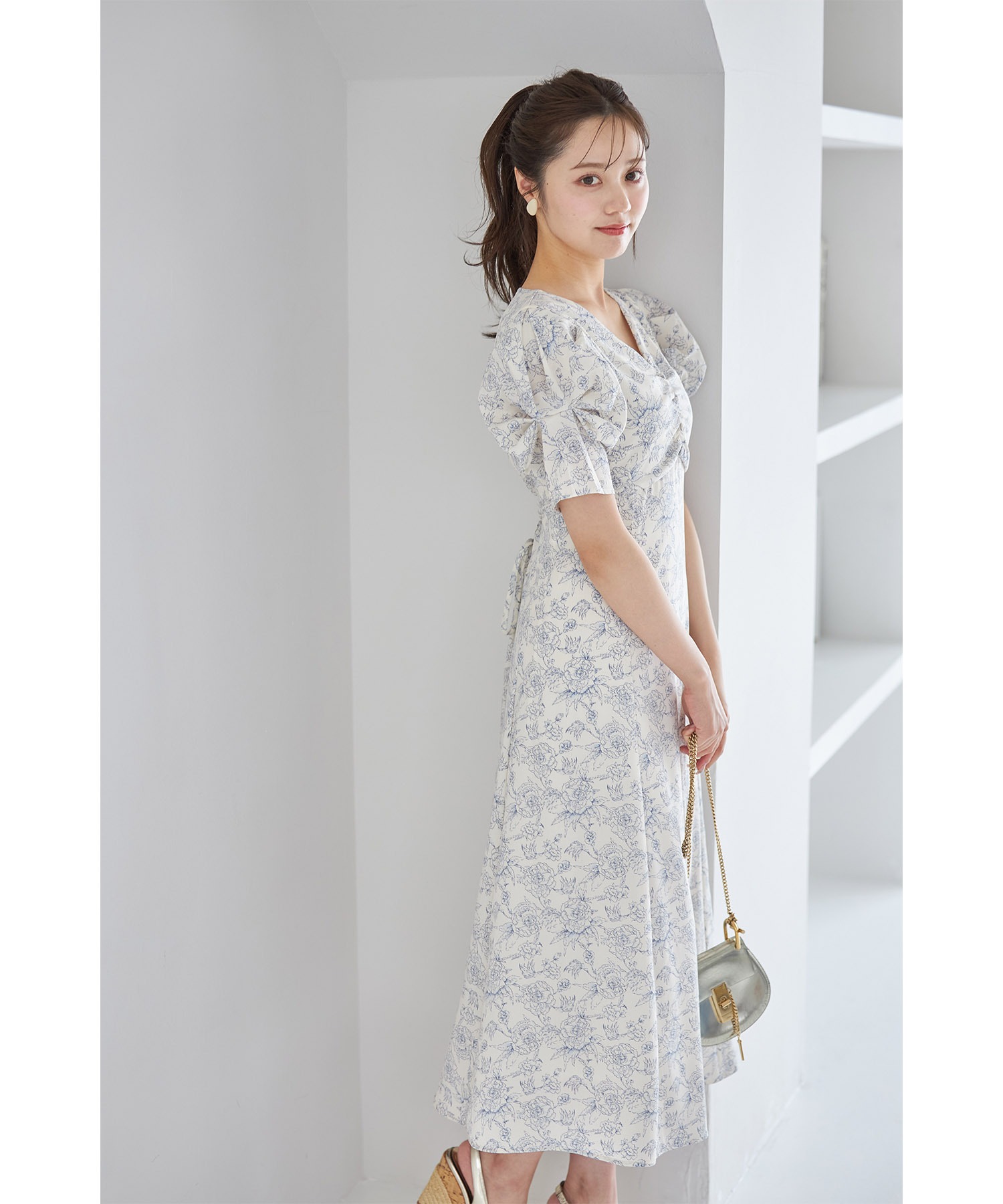 ハーリップトゥ　フラワープリント ワンピース herlipto】こだわりの詰まった花柄ワンピ購入♡ | May style