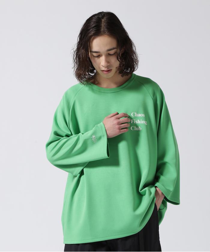 Chaos Fishing Club 緑色ニットセーター Chaos Fishing Club 緑色ニットセーター