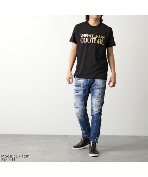 セール】VERSACE JEANS 半袖 Tシャツ 76GAHT00 CJ00T(506091890 ...