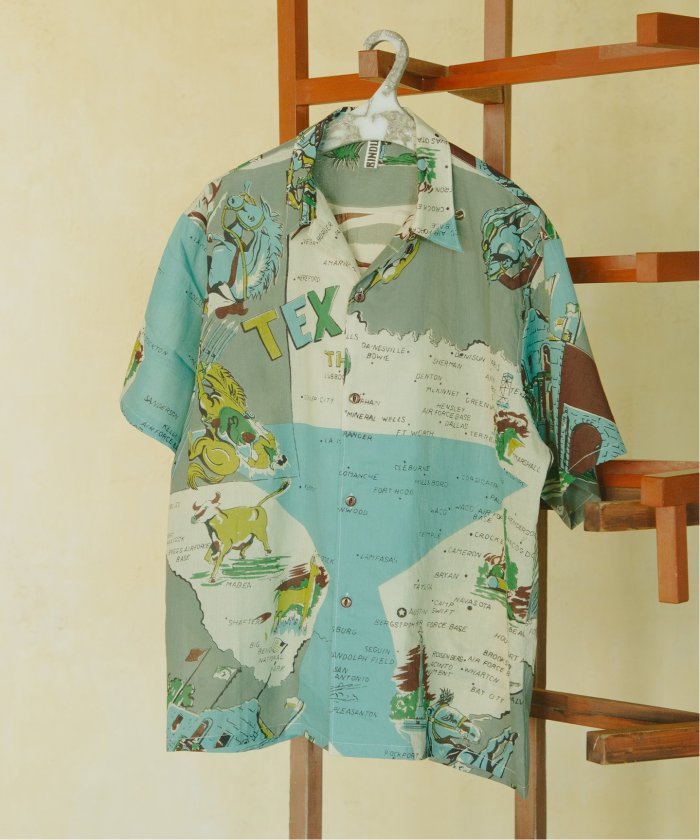 ジャーナルスタンダード　BINDU 半袖シャツ L セール 30%OFF】BINDU / ビンドゥー Indian cotton pattern S/S