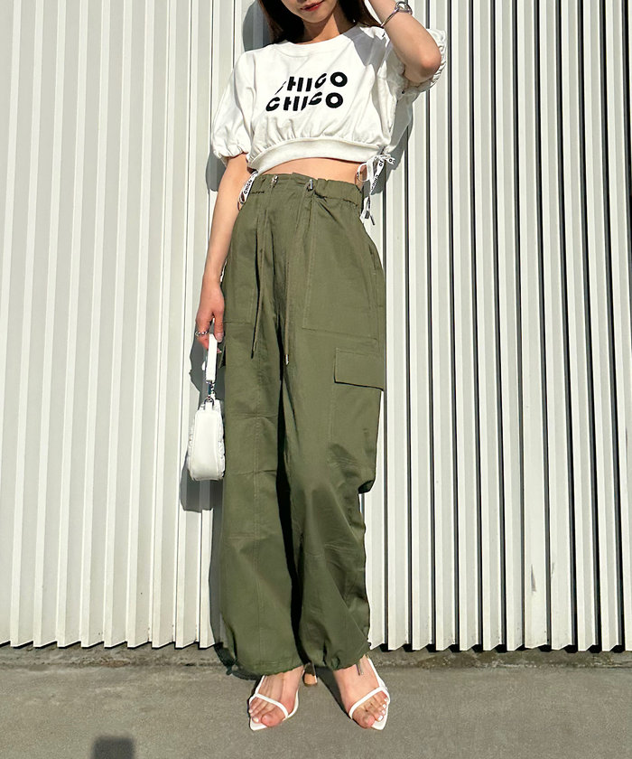 【goa（ゴア）】 麻 レーヨン 裾絞り パンツ OUTDOOR PRODUCTS APPAREL（アウトドアプロダクツアパレル）の