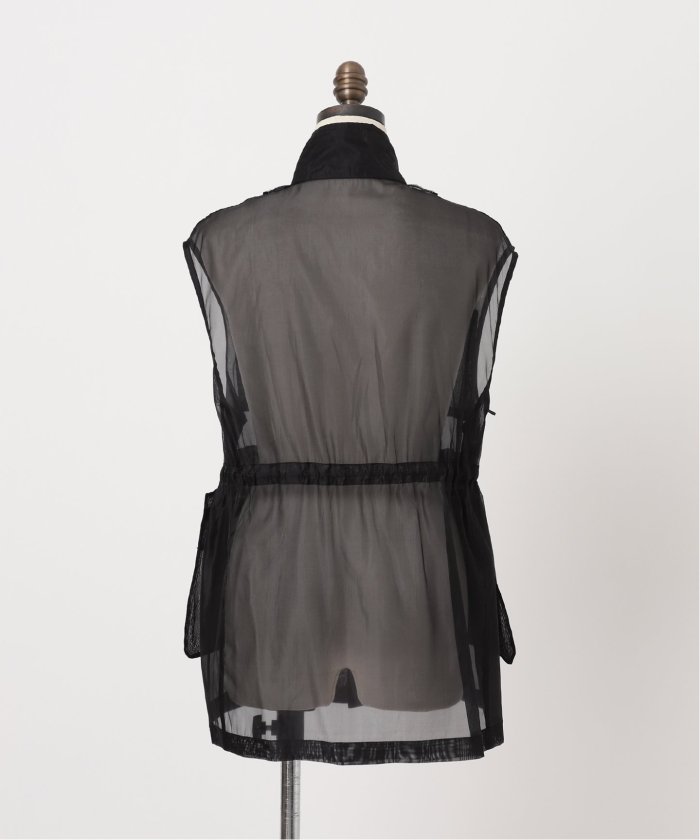 【新品未使用】Plage シアーリブ ベスト 黒 SHEER RIB ベスト（ベスト）｜Plage（プラージュ）の通販
