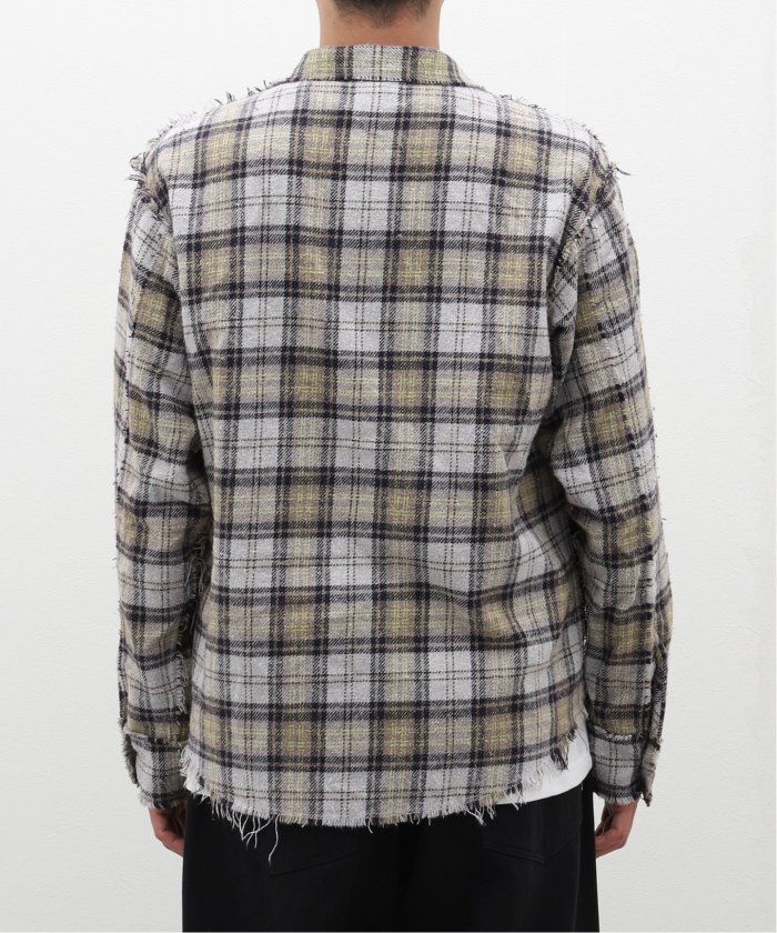 fake as flowers FLANNEL BORO SHIRT size2 - ネルシャツ