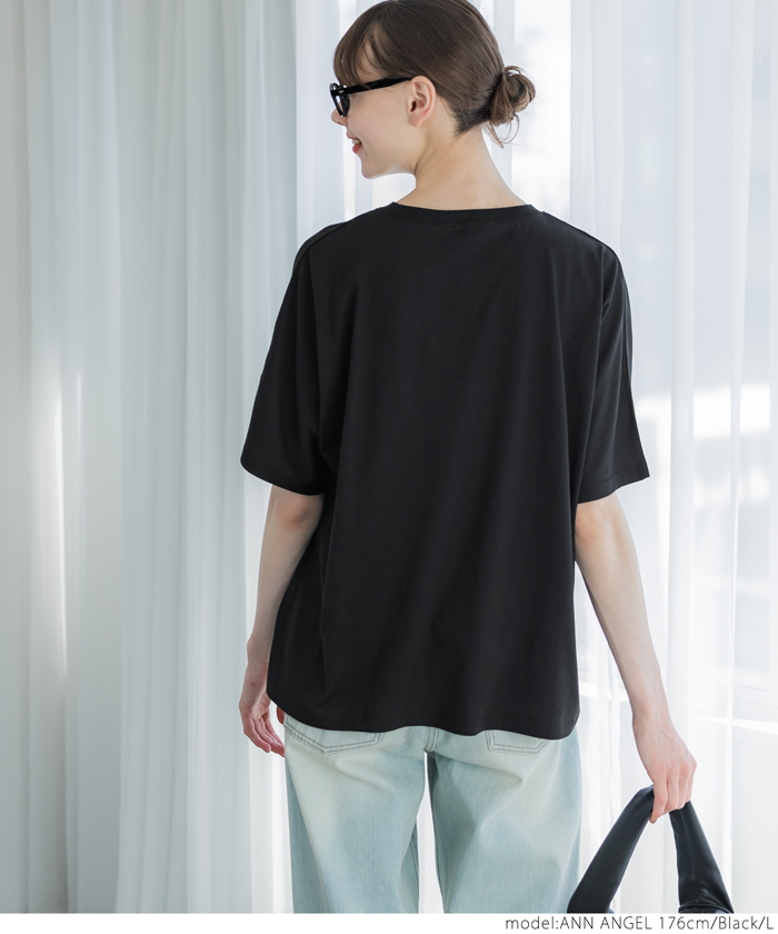 CLAP clapドットドルマンTシャツMサイズ黒　試着のみ未使用品 CLAPドットドルマンTシャツ 定価7480円フィットネス ズンバ ヨガ