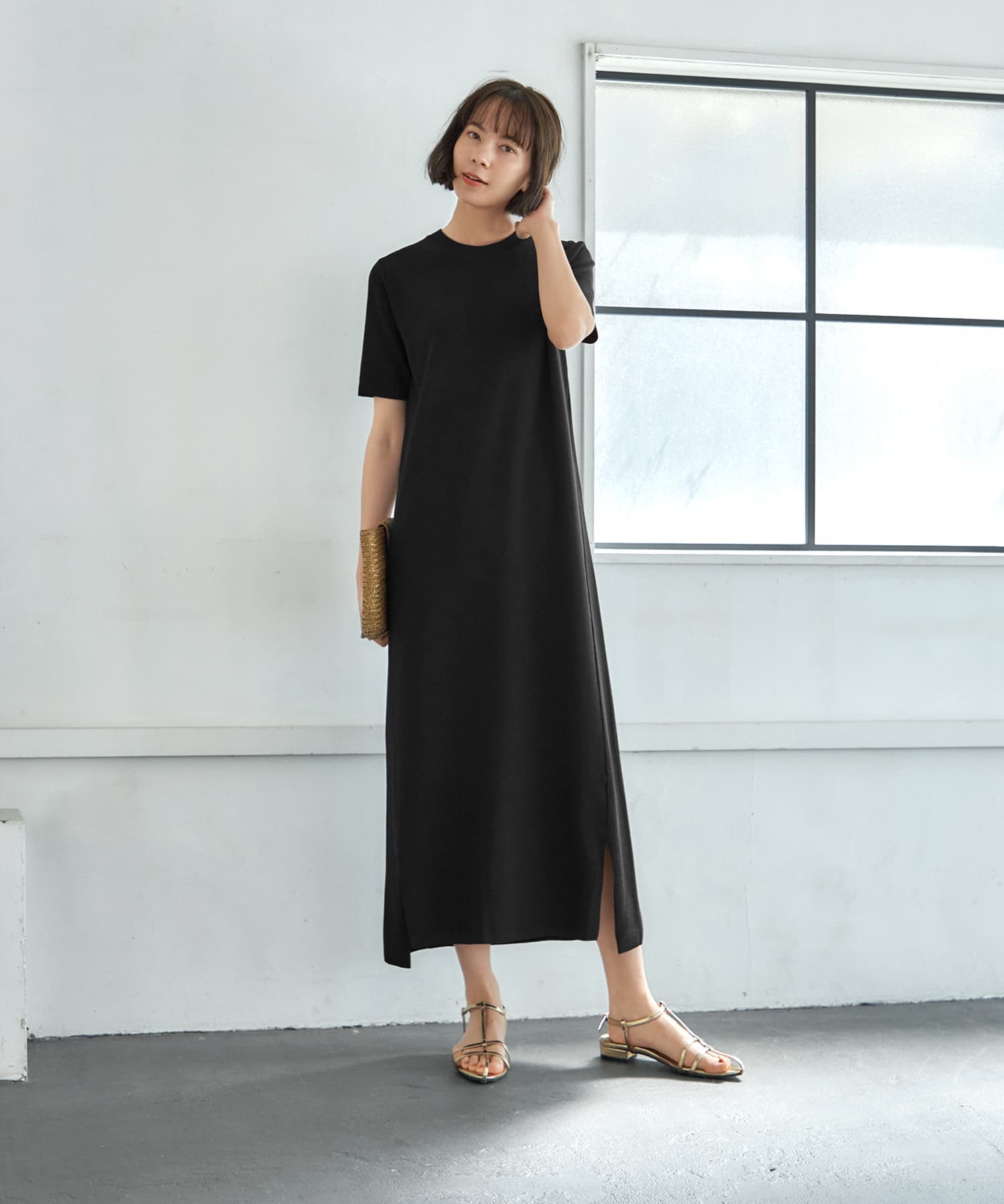 スタイルデリ STYLE DELI 新涼感ハーフスリーブIライン