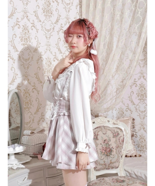 ノエミー NOEMIE カットソー & スカパン セット ノエミー NOEMIE ダブルスピンドルレースアップサス付きスカパン
