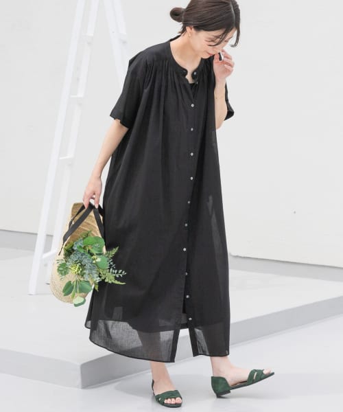 クーポン】【セール 40%OFF】コットンボイルハーフスリーブ