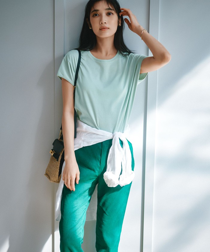 23区　LIBECO　ベーシックシャツ 23区｜【Oggi8月号掲載/洗える】LIBECO ベーシック シャツ