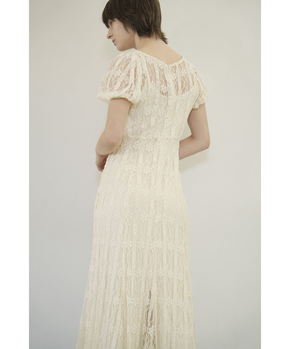 スーツ・フォーマル・ドレス CLANE LACE MINI PUFF SLEEVE ONEPIECE 0 CLANE LACE MINI PUFF SLEEVE ONEPIECE（ワンピース）｜BOICE