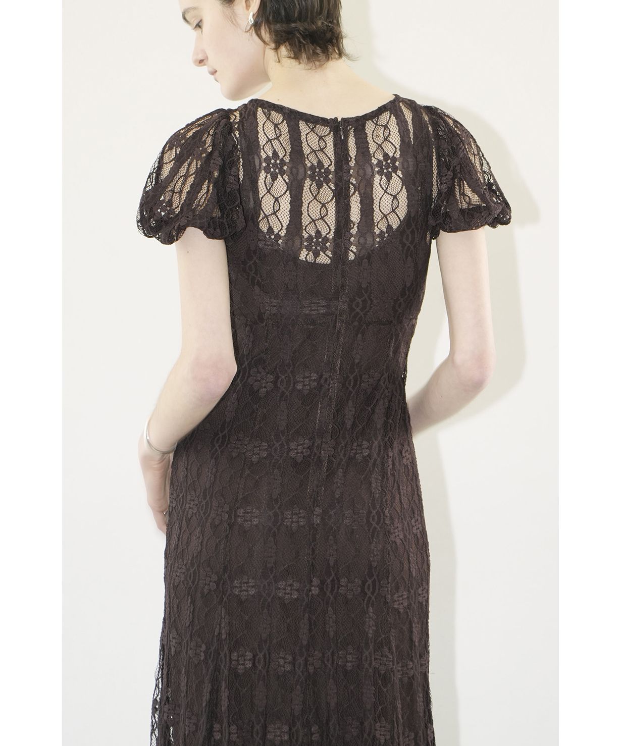 スーツ・フォーマル・ドレス CLANE LACE MINI PUFF SLEEVE ONEPIECE 0 CLANE LACE MINI PUFF SLEEVE ONEPIECE（ワンピース）｜BOICE