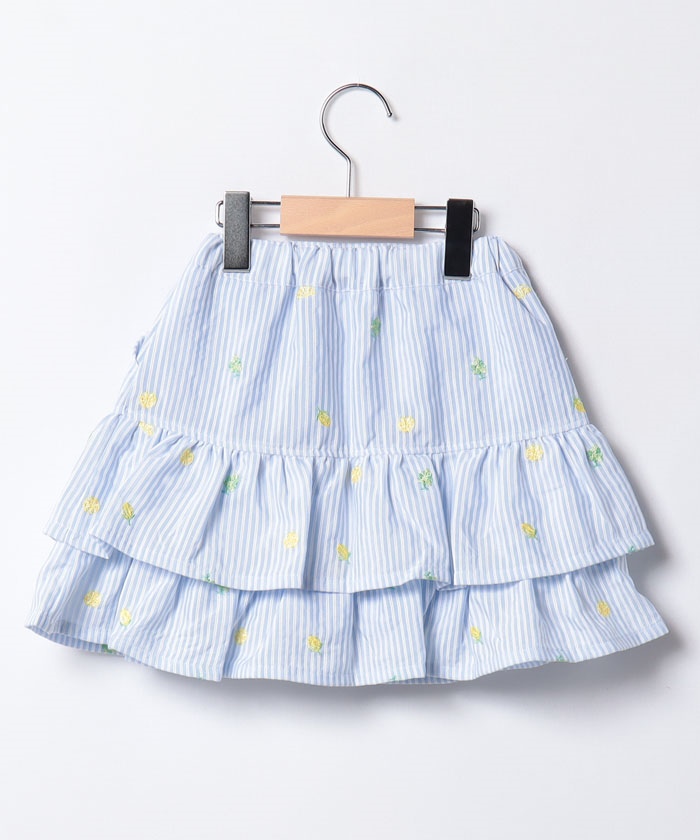 セール 30%OFF】メゾピアノ mezzo piano フルーツ刺繍フリル
