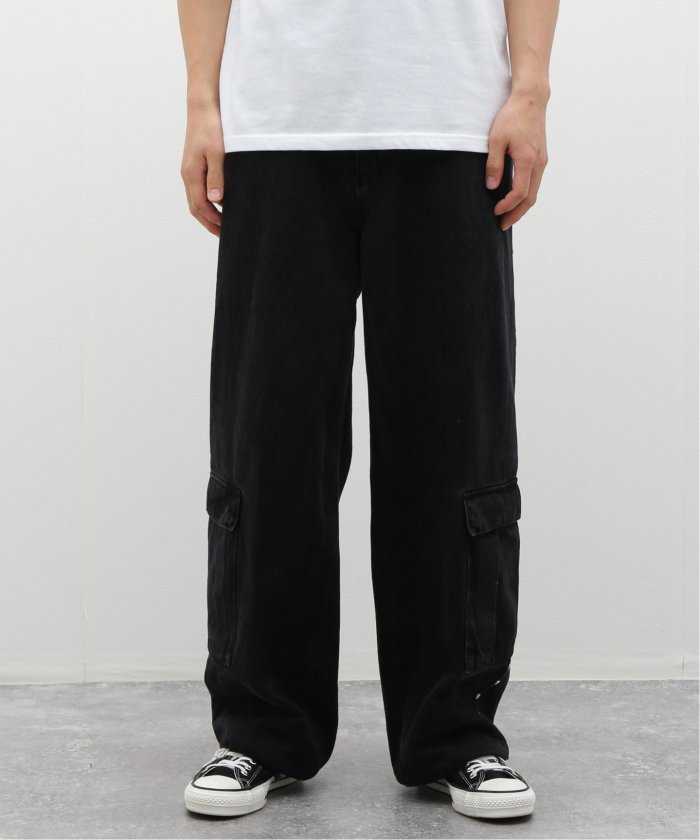 セール】【AFB / エーエフビー】STUDDED DENIM CARGO PANTS