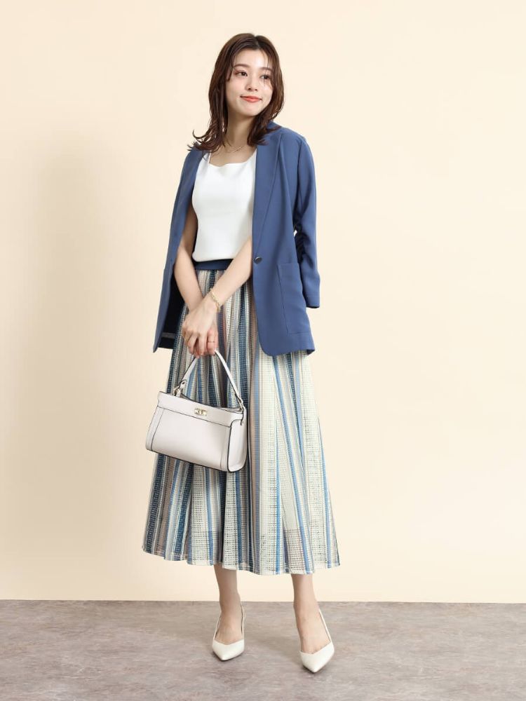 オレンジ　新品　FENNEL 　フェンネル　ヤマダヤ　ニットパンツ フェンネル FENNEL 立体フラワーモチーフノースリーブニット