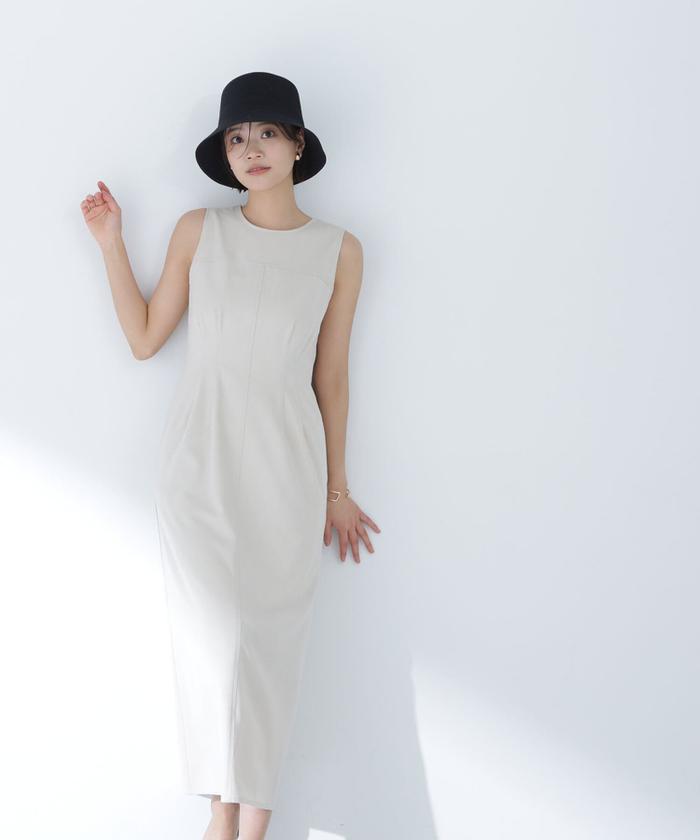 NATURAL BEAUTY BASIC ミニマルナローワンピース M ミニマルナローワンピース(506096276) | ナチュラルビューティー