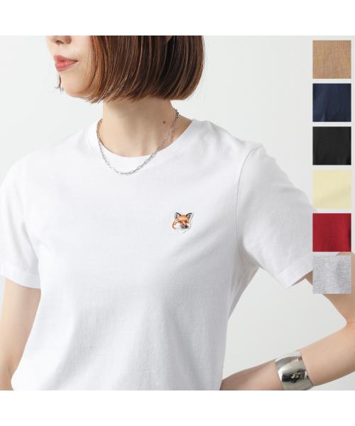 Maison Kitsune Tシャツ 半袖 アウトレット AM00101KJ0008 MAISON KITSUNE メゾンキツネ Tシャツ MW00110KJ0008 レディース