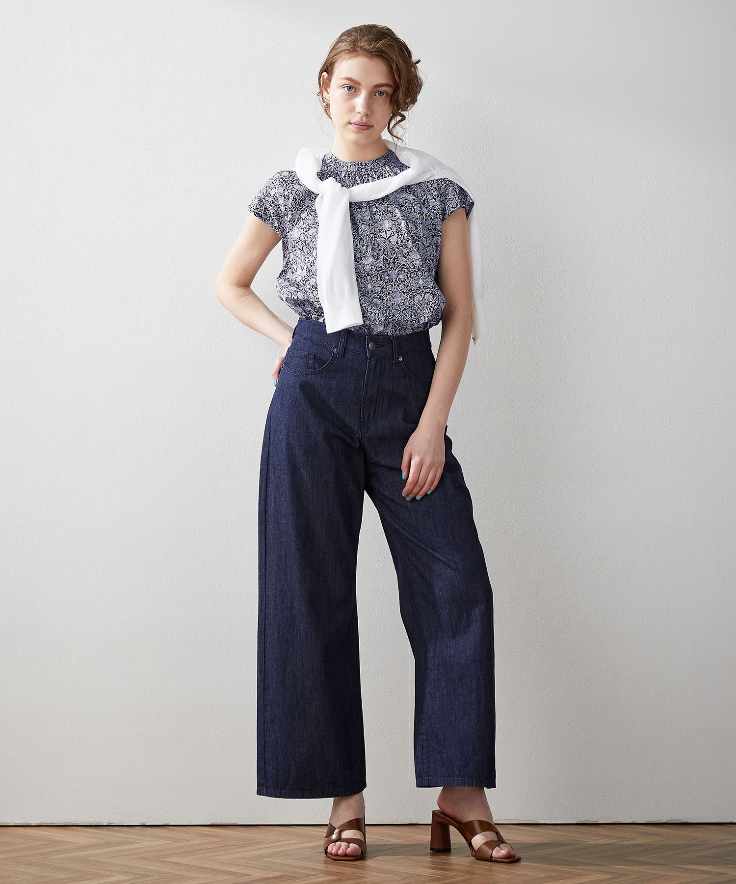 ルスークホリデー LE SOUK HOLIDAY リバティプリントブラウス　新品 LE SOUK HOLIDAY｜リバティプリントブラウス | Rakuten Fashion