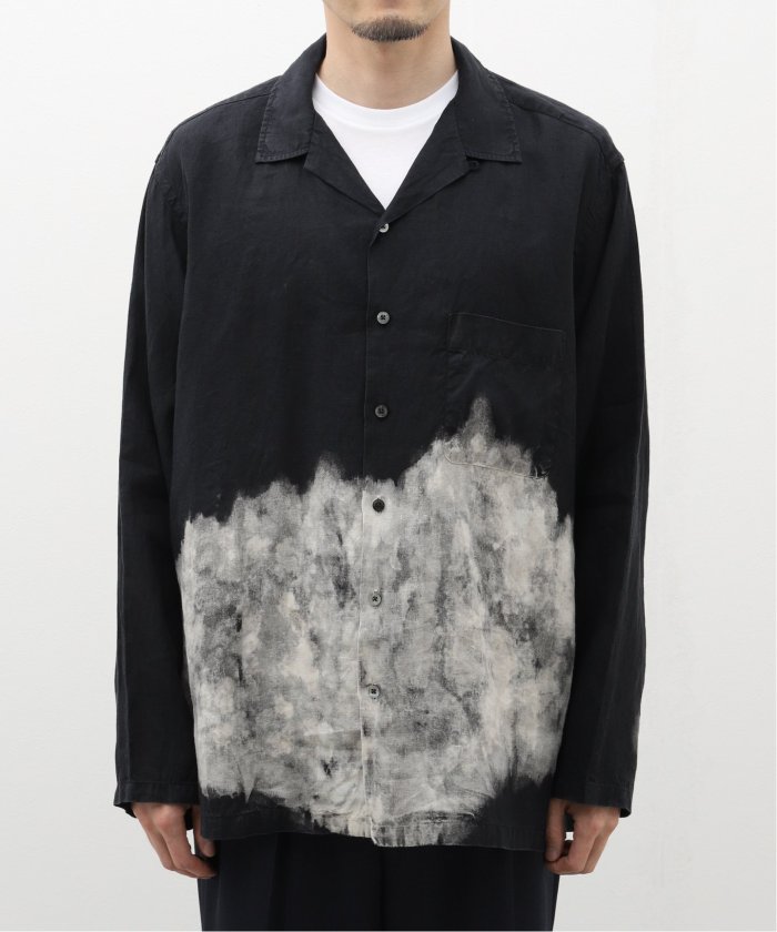MARKAWARE (マーカウェア) OPEN COLLAR SH L/S CLOUDY BLEA A24A