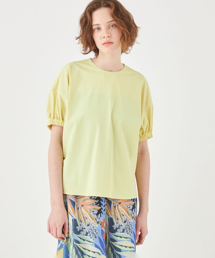 美品✨2024 Ballsey ラッシュストレッチ ギャザースリーブブラウス セール 40%OFF】ラッシュストレッチ ギャザースリーブブラウス