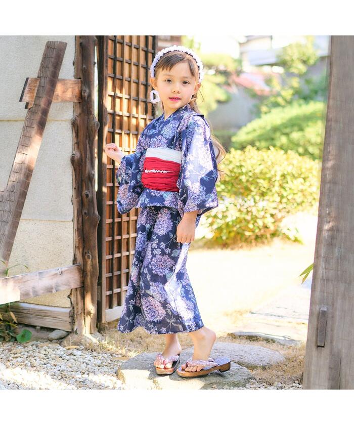 セール】アプレのはんなり浴衣【帯セット】_着くずれしにくい